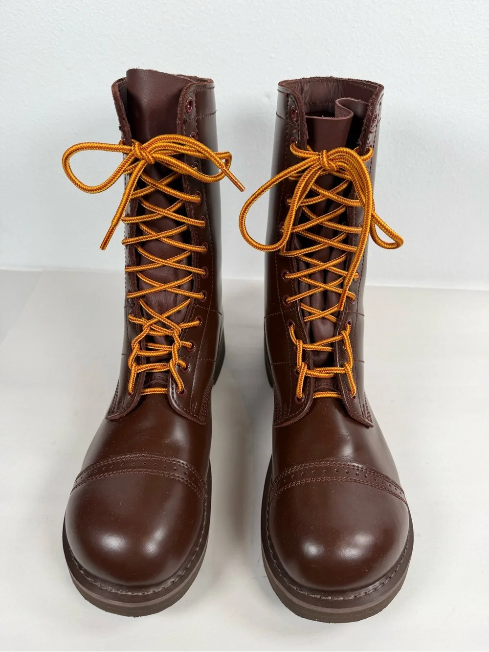 Rothco Men’s Jump Boots Size 11 Brown Leather Military Tactical Combat Boots